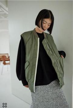 ジャケット・アウター 2024AW OMMO VOLUME SLEEVE SHORT MA-1 2025年最新】OMMO ma1の人気アイテム - メルカリ