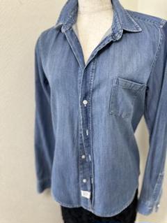 【美品】フランクアンドアイリーン　Eileen　スキッパー　デニムシャツ　XS Frank & Eileen フランクアンドアイリーン EILEEN スキッパー