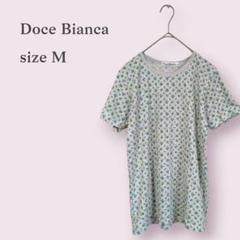【Doce Bianca】花柄Tシャツ　小花柄　ローズ　カジュアル　かわいい　M
