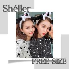 sheller シェリエ　ベアペプラムトップス sheller♡シェリエ バッグジップペプラムトップス レッド 赤