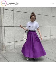 最終値下げHYEONヘヨン♡swan skirtフレアスカート 値下げHYEONヘヨン♡swan skirtフレアスカート