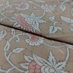 更紗　和更紗　古布　布団皮　未使用　2枚セット　型染め 古布 和更紗 京更紗 木綿 はぎれ W40 型染 藍染 藍染め 江戸時代