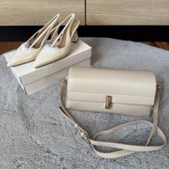 新品PECHINCHARショルダーバッグ　サンダル　パンプスのサムネイル