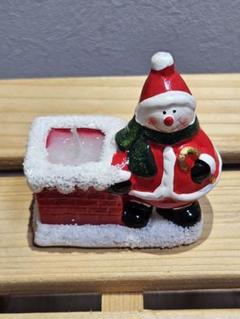 未使用クリスマス飾りキャンドルヴィンテージサンタさんと子供たち