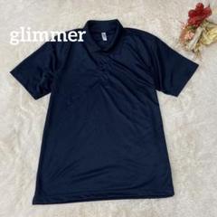 【グリマー】　通気性‼️ ポロシャツ Tシャツ　スポーツ　速乾性　ネイビー