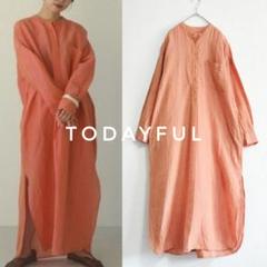 美品 TODAYFUL Chambray Stripe Dress