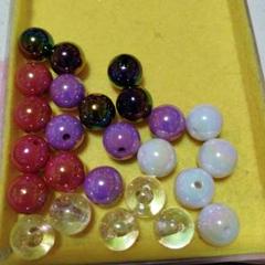 多色球形ビーズセット16mm