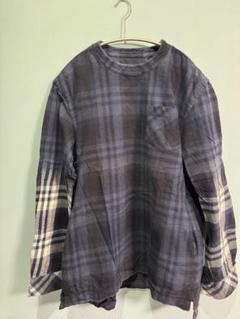 sacai プルオーバー グラデーション チェック ネルシャツ sacai プルオーバー グラデーション チェック ネルシャツ - メルカリ