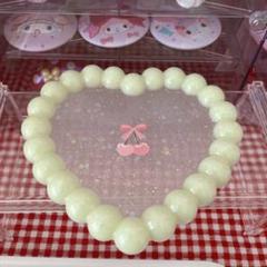 小物トレー♡人気♡黄色クリア♡ハンドメイド