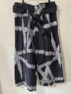 sousou ソウソウ傾衣Lサイズタッグワイドパンツ 毛65% 袴形