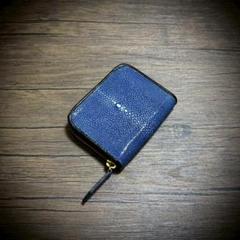 スティングレイ メンズ財布 ミニ財布 ガルーシャ 小銭入れ ネイビー 紺のサムネイル