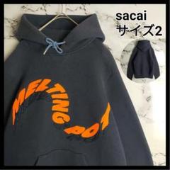 【入手困難】サカイ sacai☆刺繍ロゴパーカー 即完売モデル