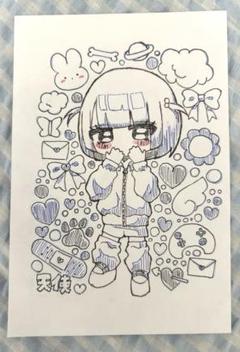 手描きイラスト 地雷系 天使界隈