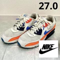 NIKE AIR MAX 90 オレンジ ブルー 27cm