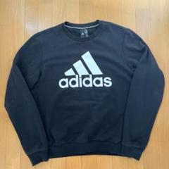 00s ADIDAS アディダス　BIGスウェット　ブラック