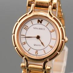 【外観美品/新品電池】 ニナリッチ ダイヤ カラーストーン レディース 腕時計 2025年最新】NINA RICCI レディース 腕時計(アナログ)の人気