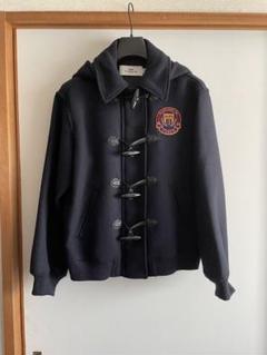 美品  最終価格】【新品】COACH コーチ ダークネイビーフード付 ジャケット・アウター