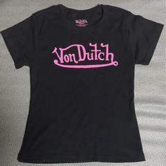 VonDutch ボンダッチ　ロゴ　Tシャツ　ピンク　ブラック　Y2K