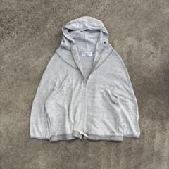 美品✨Americana アメリカーナ　ダブルジップ　パーカー　フーディ　グレー Americana＞スウェット ジップフーディッド パーカ(505735760