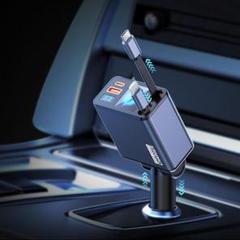 (動作確認前)シガーライター 車用充電 USB-C＋Lightning 4台同時