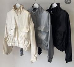 【新品】setia セチア サテンジップブルゾンのサムネイル