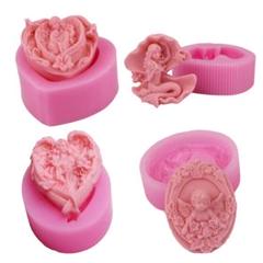 【新品】マーメイド・天使 4点セット シリコンモールド