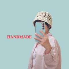 ハンドメイド♡サマーバケットハット　送料無料