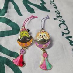 香港ディズニー　2020年　旧正月　オルメル　キーホルダー 香港ディズニー 旧正月 ピンバッジ オルメル クッキーアン