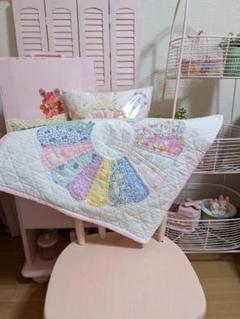 アンティークキルト☆クッションカバー