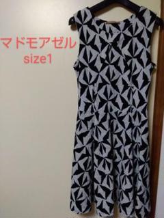 マドモアゼル　ブラックノースリーブワンピースsize1