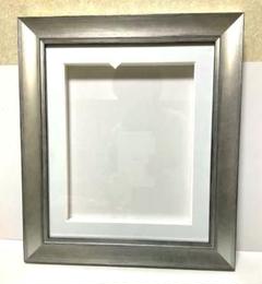 未使用美品 高級額縁 日本画 シルバー F3使用のマット付