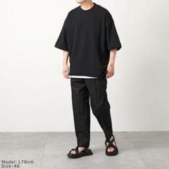 JILSANDER ALEMアレムスラックスパンツトラウザー44 ブラック