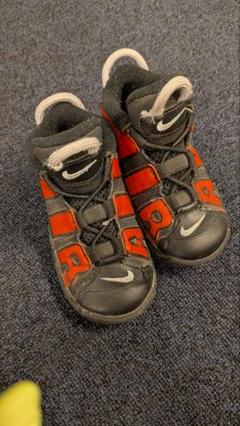 Nike キッズ ハイカットスニーカー 黒/赤