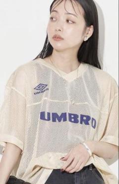 別注　FREAK'S STORE × UMBRO Mesh Tops FREAK'S STORE/AIR TECH BREATH メッシュ ピグメント加工