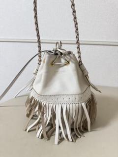 美品【J&M DAVIDSON 】カーニバル M スタッズ ホワイト
