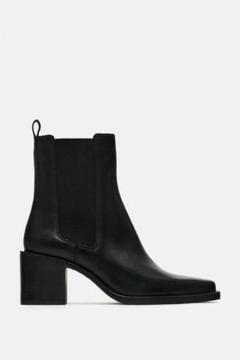 ZARA VIBRAM レザーチェルシーアンクルブーツ 42 - メルカリ