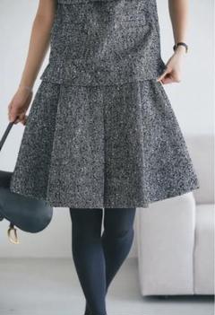 新品セブンテン☆ハイウエストキュロット☆グレー　Sサイズ 新品セブンテン☆ハイウエストキュロット☆グレー Sサイズ