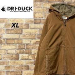 DRI-DUCK　ダックジャケット　裏ボア　ブラウン　アクティブパーカー　XL