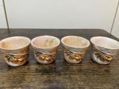 天神蟹の湯呑み1客とお猪口2枚 骨董 陶芸 伝統工芸品 Yahoo!オークション - 愛媛県 水月焼 蟹細工 湯呑 猪口 2個