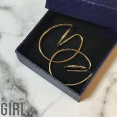 K21◎ニュアンス イヤーカフ ゴールド 両耳セット ハンドメイド アクセサリー