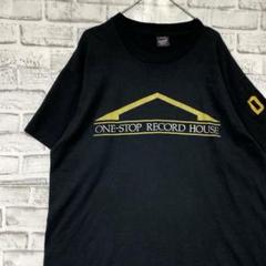 USA製90sヴィンテージTシャツ！シングルステッチ　ブラック半袖古着XL725