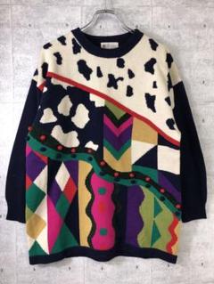 Grazioso Superiore クレイジーデザイン ニットセーター