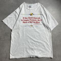 90s USA製 Message 歌詞 vintage T-shirt