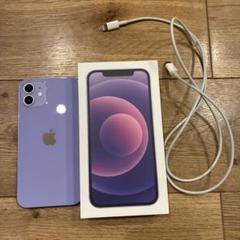 iPhone12 人気のパープル64Gシムフリー箱全付属品付さらに値下げ