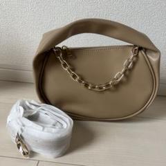 チェーン付き　ハンドバッグ　ショルダーバッグ