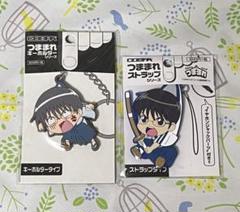 銀魂　新八　ストラップ・キーホルダー　つままれ《匿名発送》
