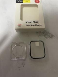 アップルウォッチ カバー 41mm クリア 全面保護