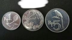 インドネシア旧硬貨 1，2，5ルピア - メルカリ