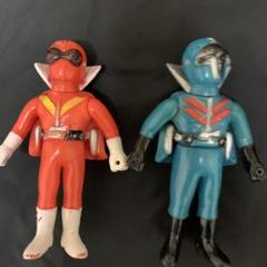 秘密戦隊ヒーローゴレンジャーソフビ　 レッド&ブルー13㎝ 2025年最新】秘密戦隊ゴレンジャー〔13〕 の人気アイテム - メルカリ