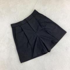 GUタックショートパンツ ハイウエストダークグレーポリエステルM